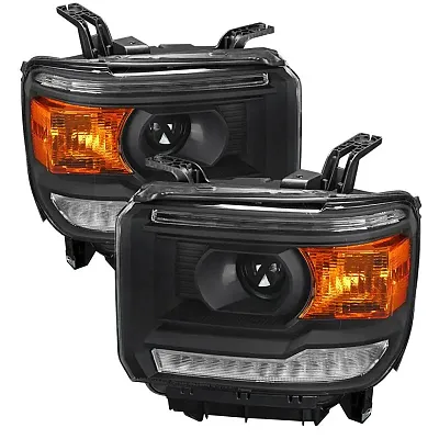SPEC-D TUNIN E14JMDRLGO Projector Headlight With Led Bar -