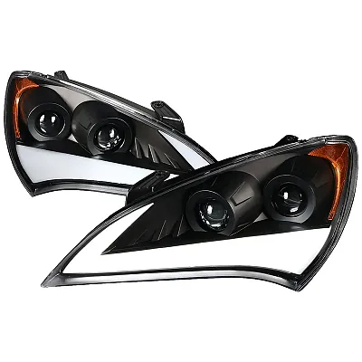 SPEC-D TUNIN ENS210JMOZ 2 Door Projector Headlights- Black-