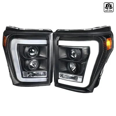 SPEC-D TUNIN F25011JMTM Projector Headlights- Black Also Fi