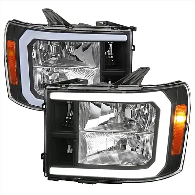 SPEC-D TUNIN IE07JMG3GO Oe Style Headlights With Led C-Bar
