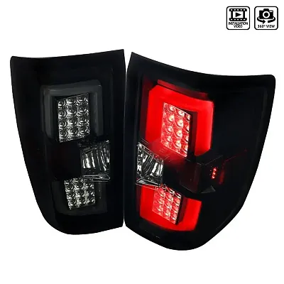 SPEC-D TUNIN V14BBLEDTM Led Tail Lights - Glossy Black