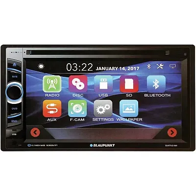 Blaupunkt D.Din 6.2&quot; Touchscreen Am/Fm/Cd/Dvd/Bt/Usb