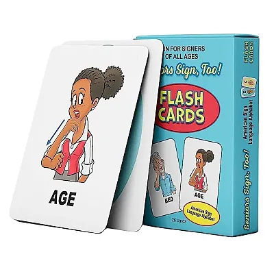 Seniors Sign, Too! | Flash Cards FC-100