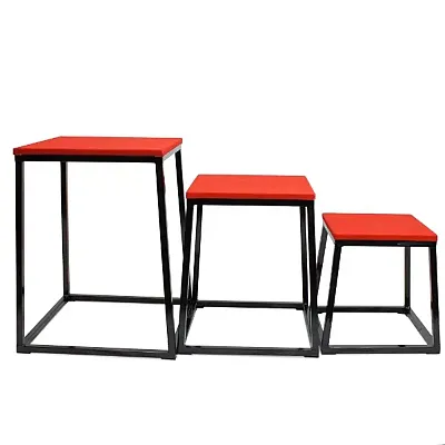 Set of 3 Plyometric Boxes (18&quot;/24&quot;/30&quot;) SFIT-1503