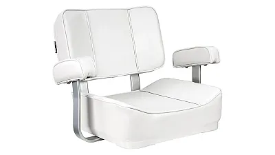 SPRINGFIELD 1040002 Deluxe Captain&#039;S Chair-White
