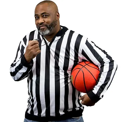 Men's Long Sleeve Referee Jersey, small SFOO-431