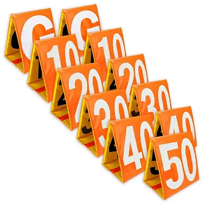 Day/Night Football Yard Markers, Full Set of 11 SFOO-601