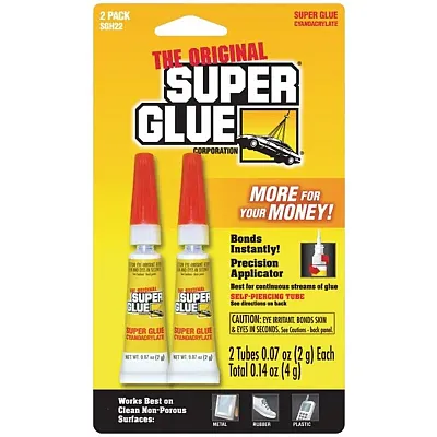 Super Glue Sgh22-48 Super Glue Tubes (Double Pack)