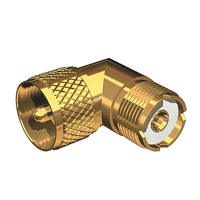 SHAKESPEARE RA259239G Gold Plated Right-Angle Pl-259