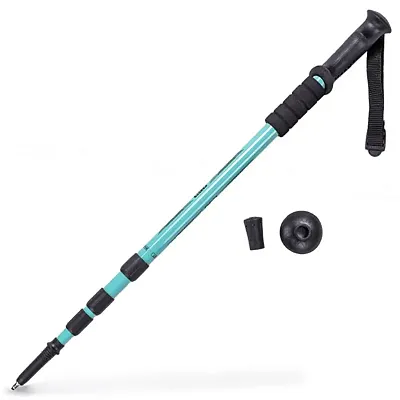 53" Teal Shock-Resistant Adjustable Trekking Pole SHIK-005