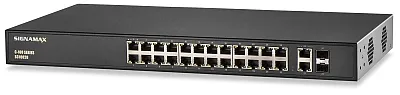 SIGNAMAX CONNECTIVTY FO-SC10020 C-100 24 Port Fast Ethernet Poe+ Switch