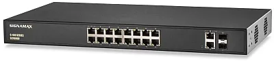 SIGNAMAX CONNECTIVTY FO-SC10060 C-100 16 Port Fast Ethernet Poe+ Switch