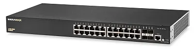 SIGNAMAX CONNECTIVTY FO-SC30030 C-300 24 Port Gigabit Poe+ Mgd Switch