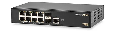 SIGNAMAX CONNECTIVITY FO-SC30060 C-300 8 Port Gigabit Managed Switch
