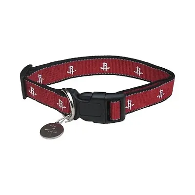 SportyK9 Houston Rockets Reflective Pet Collar - M/L