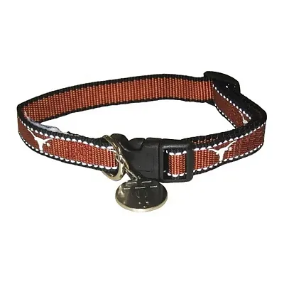 SportyK9 Texas Longhorns Reflective Pet Collar - Small