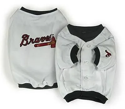 SportyK9 Atlanta Braves Dog Jersey Alternate Design - Large