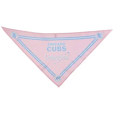 SportyK9 Chicago Cubs Pink Dog Bandana - Small