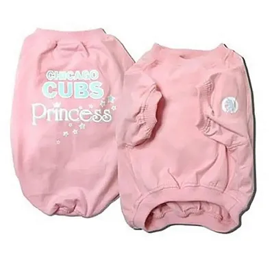 SportyK9 Chicago Cubs Princess Tee Shirt - X-Large