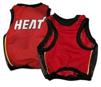 SportyK9 Miami Heat Alternate Style Dog Jersey - XX-Small