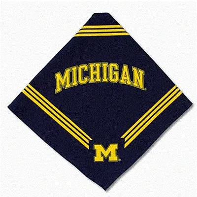 SportyK9 Michigan Wolverines Dog Bandana - Small