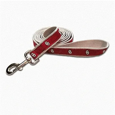 SportyK9 Oklahoma Sooners Dog Leash Alternate Style - Small