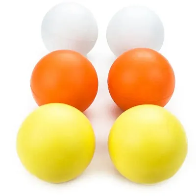 6 Multi-color Regulation Size Lacrosse Balls in Mesh Bag SLAC-20