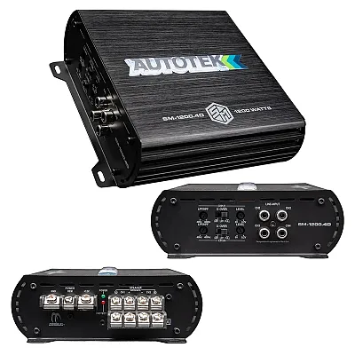 Autotek Street Machine 4-Channel Amplifier 1200 Watts