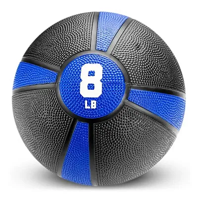 8lb Tuff Grip Rubber Medicine Ball SMBL-003