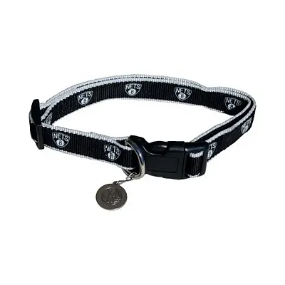 SportyK9 Brooklyn Nets Reflective Pet Collar - Small