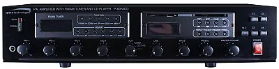 SPECO P60FACD 60W Pa Amp With Cd/Tuner And Cd Player