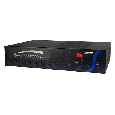 SPECO PBM120A 120W Pa Mixer Amplifier With Module Bay