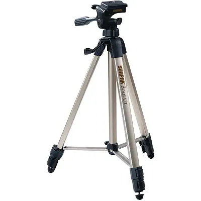SUNPAK 620-080 Tripods with 3-Way Panhead (Folded height: 20.8&quot;;