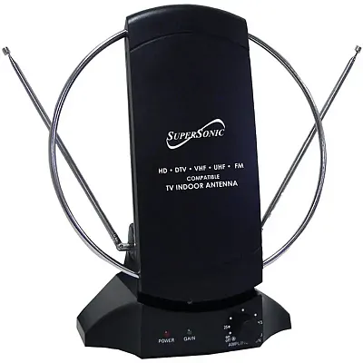 Supersonic(R) Sc-605 Hdtv Digital Amplified Indoor Antenna