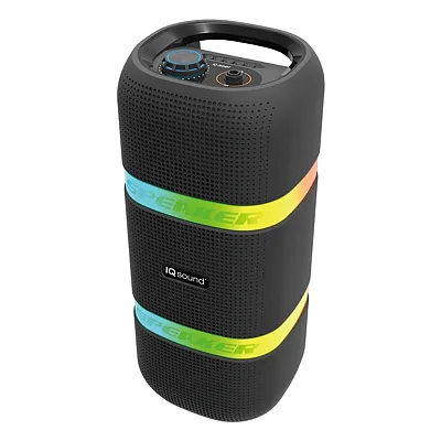 Iq Sound Iq-3604Bt 10-Watt Portable Bluetooth Rechargeable Speaker With Dual 4-I