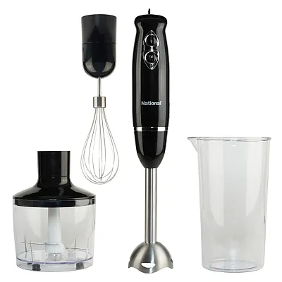 National Na-3104Hb 500-Watt Multi-Purpose 4-In-1 Immersion Blender With Attachme