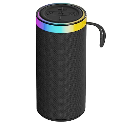Supersonic Sc-2440Bt Blk 8-Watt-Rms Halo Spark Go Portable Bluetooth Rechargeabl