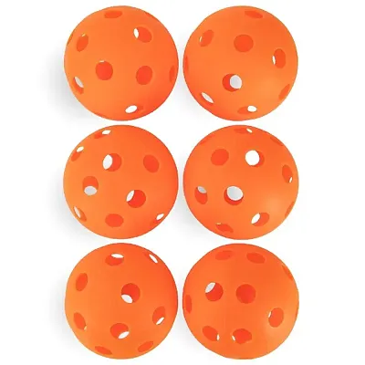 6-Pack of 12&quot; Practice Softballs, Orange SSFT-002