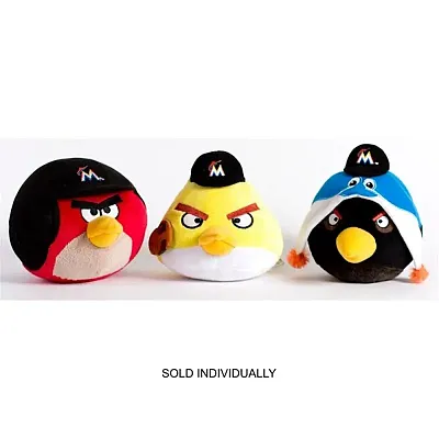 Simon Sez Miami Marlins Angry Birds - Black