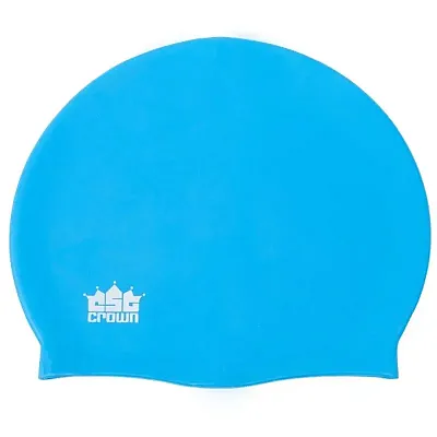 Silicone Swim Cap, Blue SSWI-001