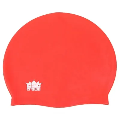 Silicone Swim Cap, Red SSWI-003