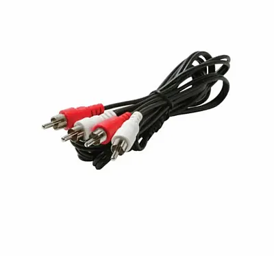 Steren 255-135 25&#039; 2-Rca-Plugs To 2-Rca Plugs
