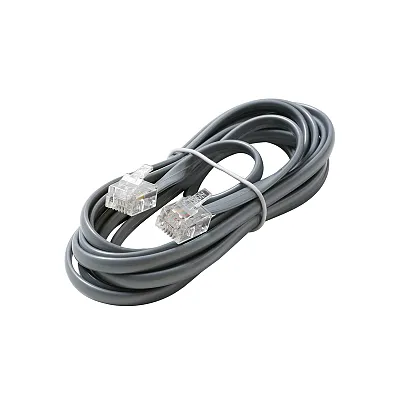 Steren 304-007SL Pp-304-007Sl 7' 4C Line Cord In Silver