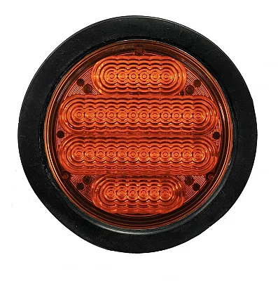 STAR WARNING DLXTHR4A 4' Round; Amber