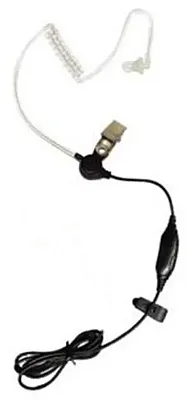Earpiece W/Ptt Clear Accustic Coil/Motorola Radio Starm1