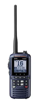 STANDARD HX890NB Vhf-Hh 6 Watt W/Gps&Fm Rcvr Blue