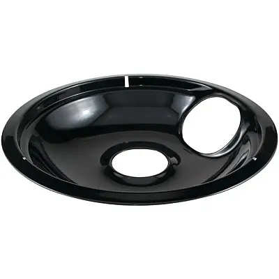 Stanco 414-8 Whirlpool(Tm) Black Porcelain Replacement Bowls (8"