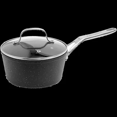 STARFRIT USA 0315004000 The Rock 2Qt Saucepan W/Ss Hndl&Lid