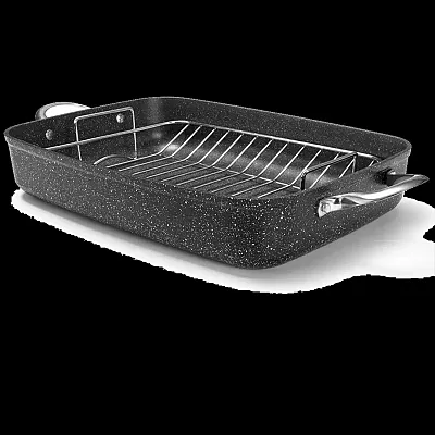 STARFRIT USA 0325002000 The Rock Roaster W/Rack Horz. Hndl