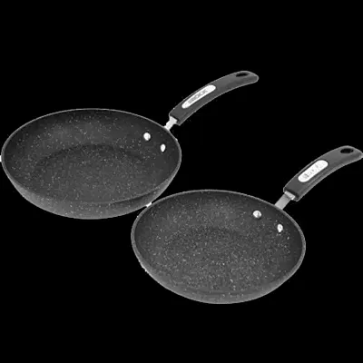 STARFRIT USA 0740002000 The Rock 8&#039;&10&#039; Fry Pan Set Of Two